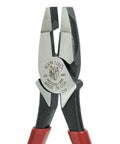 Heavy Duty 9 Inch Side Cutter Lineman Pliers For ACSR Wire Screws Nails And Hard Wire Made In USA With Thick Dipped Handles