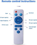 Remote control for Badass Solar Led Flood Light With Advanced Motion Sensor features timer and brightness settings.