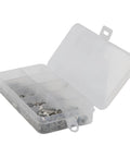 Stainless Steel Fastener Set 320Pcs 2mm to 5mm Metric Assortment With Hex Socket Button Head Screws Nuts Bolts And Washers
