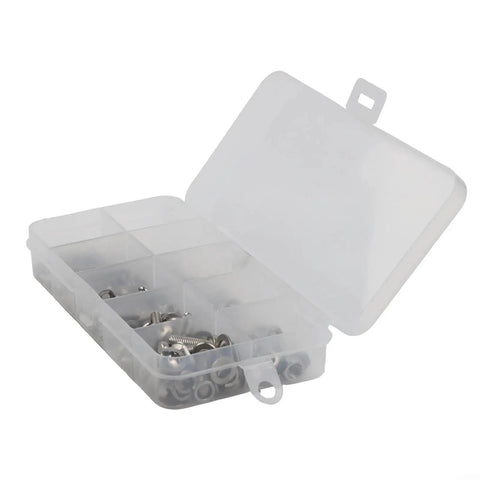 Stainless Steel Fastener Set 320Pcs 2mm to 5mm Metric Assortment With Hex Socket Button Head Screws Nuts Bolts And Washers