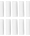Top Shelf Sponge Paint Roller Sleeve Packs, Heavy Duty Low Lint Replacement Covers For House Painting And Wall Textures, Simple Snap On Installation, Hella Smooth Finish With Zero Mess, ten white foam cylinder covers