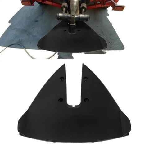 Marine Hydrofoil Stabilizer Fin For 15 To 300HP Outboard Engines installation view under boat