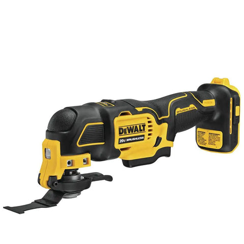 Atomic 20V Max Cordless Oscillating Tool Bare Tool With Brushless Motor Dual Grip Variable Speed Trigger Universal Accessory Adapter