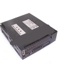 AC servo drive module in gray metal enclosure with front ports.