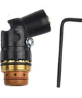 9-8219 Plasma Cutting Torch For SL60 And SL-100 With Polymer Copper Construction, close-up of premium torch body and Allen wrench