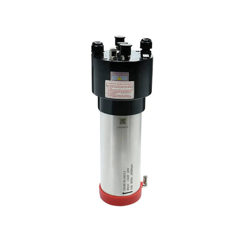 Rock Solid Hella Smooth Water Cooled Atc Spindle With Automatic Tool Changer 1.5Kw 24000Rpm 220V 5.8A Iso20 Electric Starter For Cnc Milling Lathe Router Industrial Strength Professional Grade with stainless steel body.