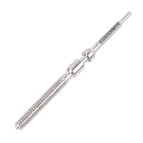 Lightweight Metal Watch Stem For 4130 Movement - Easy Install Rod For DIY Mechanical Watch Repair, shown at an angle