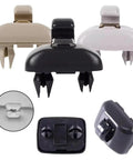 2 Pack Upgraded Inner Sun Visor Snap Hooks Black Direct Fit For OEM 8E0857562A 8U0857562A Replacement Clips for Audi, black