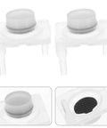 40 Piece Silicone Push Button Switch Replacement Keypad Membrane For Home Diy Repair and Emergency Stop Easy Install white silicone buttons