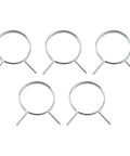 Premium Heavy Duty 5 Piece Stainless Steel Door Handle Springs Kit For Interior Lever Knob Repair And Torsion Latch Fix With Durable Replacement Parts To Bring Your Doors Back To Life Fast And Smoothly, 5 silver springs