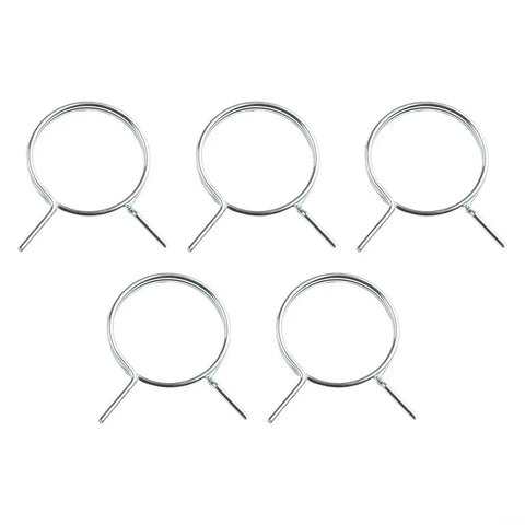 Premium Heavy Duty 5 Piece Stainless Steel Door Handle Springs Kit For Interior Lever Knob Repair And Torsion Latch Fix With Durable Replacement Parts To Bring Your Doors Back To Life Fast And Smoothly, 5 silver springs