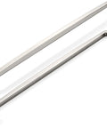 Polished Nickel 18 Inch Center To Center Drawer Pull 19.8 Inches Long Durable Cabinet Hardware Pack Of 1 front and side view
