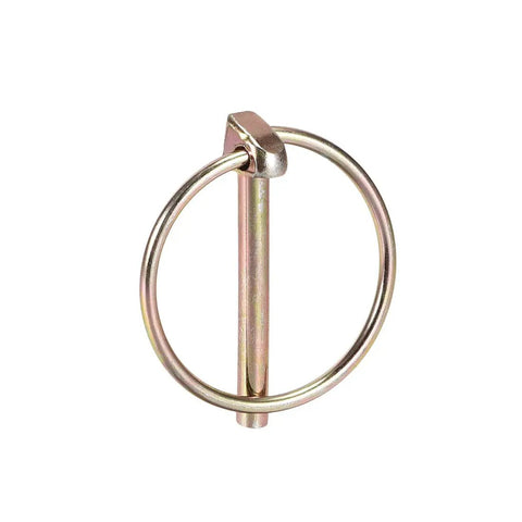5Pcs Linch Pin With Ring Assortment Kit for Boat Trailer and Tractor, Includes 5x40mm 6x45mm 8x50mm 10x45mm Dowel Pins, Durable Carbon Steel, Built Tough Spring Pin Set for Rotating Shafts and Low Play. carbon steel linch pin with ring