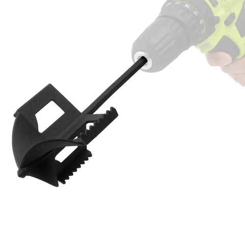 4 In 1 Garden Tool Attachments Cultivator Tiller Digger And Loosener Auger For Three Eighths Inch Hex Drive Drills Built For Raised Beds