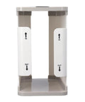 Big Capacity Breast Milk Storage Containers With First In First Out System, removable freezer organizer tray, and metal freezer plate.