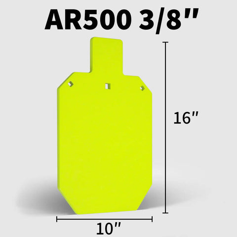 AR500 Steel Target Stand System Complete Kit For One Person Setup Ten By Sixteen Inch Silhouette Target Three Eighths Inch Thick