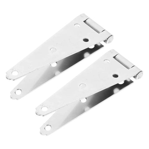 Beefy Heavy Duty Rotating Concealed Door Hinges Set 2 Pieces for Shed Doors Gates and Wooden Fences, Easy to Install, Tough as Nails 