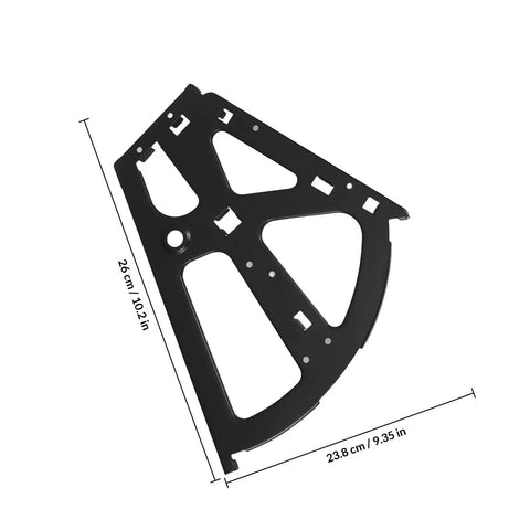 Flip Frame Cabinet Hinges Black Iron Shoe Rack Parts Single Layer Drawer Hardware with measurements shown