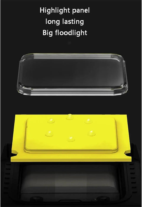 JUDYSSY Spot Lighting Led Flood Light Outdoor showing highlight panel and black base, designed for durability and performance.