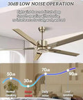 Heavy Duty Industrial 5 Speed Ceiling Fan With Remote And Five Rugged Black Blades For Serious Quiet Cooling In Living Rooms Kitchens And Bedrooms with low noise operation and sleek design.