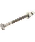5/8-11 Carriage Bolt Kit For Outdoors, 8 Inch Long, 6 Inch Thread, Hot Dipped Galvanized Exterior Grade A307, Bolt with Nut and Washer