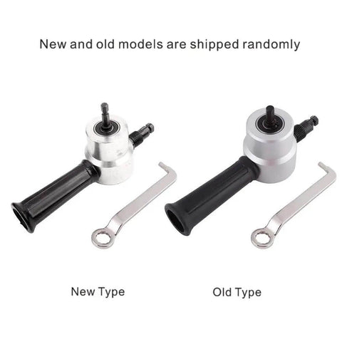 New and old models of Versatile 360 Degree Adjustable Double Head Nibbler for sheet metal cutting