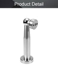 Magnetic Door Stop Brushed Silver 147mm Heavy Duty Door Catch Stainless Steel For Holding Doors Open Wall And Floor Mount Easy Install