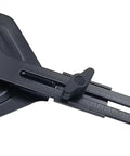 Straight Shooter Edge Guide Compatible With Dewalt 20V Max XR Cordless Router, black ABS plastic for precise edge cuts.