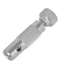 Heavy Duty Aircraft Tire Valve Core Removal Tool With Large Bore Safe Core Capture Chamber And Anti Ejection Design For Jets