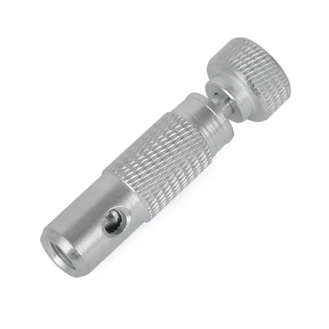 Heavy Duty Aircraft Tire Valve Core Removal Tool With Large Bore Safe Core Capture Chamber And Anti Ejection Design For Jets