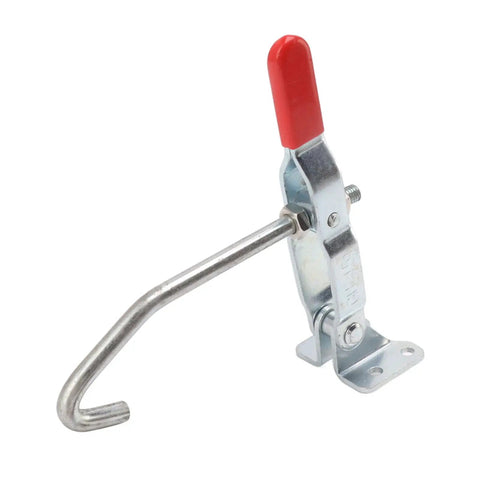 J Hook Toggle Clamp Beefy Heavy Duty Clamp For Woodworking Projects Quick Holding Latch Durable Iron Construction Holds Up To 170kg