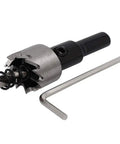 Rugged HSS Hole Saw Kit With 18.5mm Cutting Diameter And 68mm Overall Length 15mm Depth Spring Loaded Twist Drill Bits Includes Hex Wrench