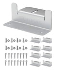 Eight Piece Set Lightweight Aluminum Z Brackets For Solar Panels Corrosion Free Mounting For Off Grid Roof Installations