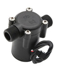 Compact Micro Water Flow Generator With Display G1 Half Inch Male Thread Hydro Turbine For DC Charging