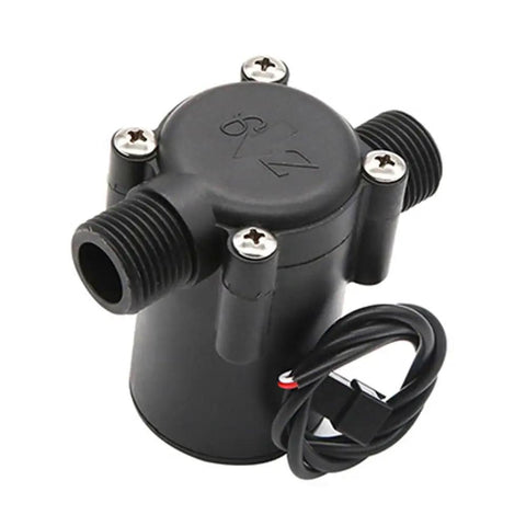 Compact Micro Water Flow Generator With Display G1 Half Inch Male Thread Hydro Turbine For DC Charging