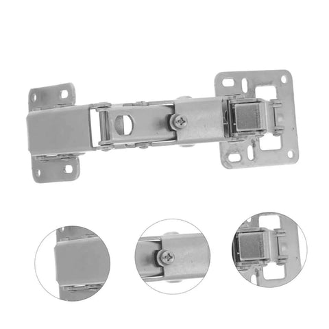 2 Pack Heavy Duty Invisible Hinges For Secret Doors And Low Profile Barn Door Hardware Flush Mount Hidden Hinges In Cold Rolled Steel