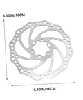 Heavy Duty Mechanical Disc Brake Kit With Front And Rear Rotors And Thick Pads For Mountain Bike stainless steel rotor 6.30 inches.