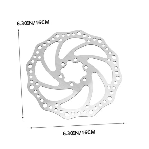 Heavy Duty Mechanical Disc Brake Kit With Front And Rear Rotors And Thick Pads For Mountain Bike stainless steel rotor 6.30 inches.