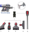 2 Pack 32mm Universal Tool Adapter That Lets You Convert V7 V8 V10 V11 Attachments For Shark V6 DC30 DC31 DC34 DC35 DC44 Vacuum Heads