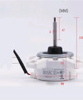 40W 310V DC Brushless Fan Motor for Air Conditioning Units High Efficiency Replacement Part for AC Systems Quiet Durable Easy Install Plug And Play Ideal Condensing Unit Repair with dimensions labeled