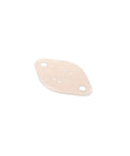 Versatile Mica Insulator Sheet For TO3 Transistors, 42mm By 29mm, With 4mm Side Holes And 2mm Center Hole, single sheet view.