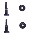 Rivet Nut Tool Mandrel SAE 10-32 Replacement Nosepiece For Riveter, Easy Install, set of two shown horizontally.