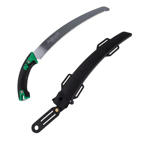 Beefy 13 Inch High Carbon SK5 Saw With Full Tang Blade, Bullnose Tip, Triple Sharp Tri Edge Teeth, Includes Molded Scabbard With Rollers, Ultra Lightweight 0.95 Lb, Built Tough For Camping And Woodworking