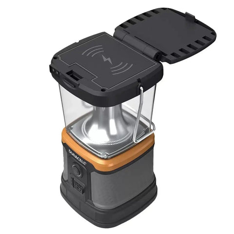 Rechargeable Lantern With 3000 Lumens Tri Power Brightness Beast Mode Qi Wireless Charging Solar USB Charging Dual Battery Source