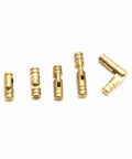 Hidden Concealed Barrel Hinge Set For Wooden Cases Pure Copper Cabinet Hardware Slim 4mm By 17mm 10 Pack