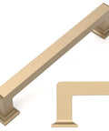 Champagne Bronze Cabinet Pulls 5 Inch Center To Center 128mm Pack Of 10 Kitchen Cabinet Handles Drawer Pulls Cupboard Hardware ZH0019 Durable Easy To Install