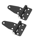 Stainless Steel T Hinges Set for Doors and Gates, heavy duty T strap hardware, six-hole rust resistant mounting