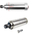 All-In-One CNC Water Cooled Spindle Kit 2.2KW 220V And 110V With Inverter Clamp ER20 Collets 24000RPM 80x213mm 400Hz