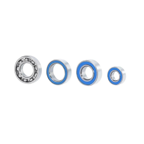 Axial 1To10 RC Car Bearing Kit Blue Sealed Bearings 16Pcs Upgrade Parts for SCX II AR44 90046, various sizes on display