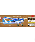 Beaver DHC-2 Laser Cut Model Kit With 24 Inch Wingspan, kit box showing plane illustration and model details.